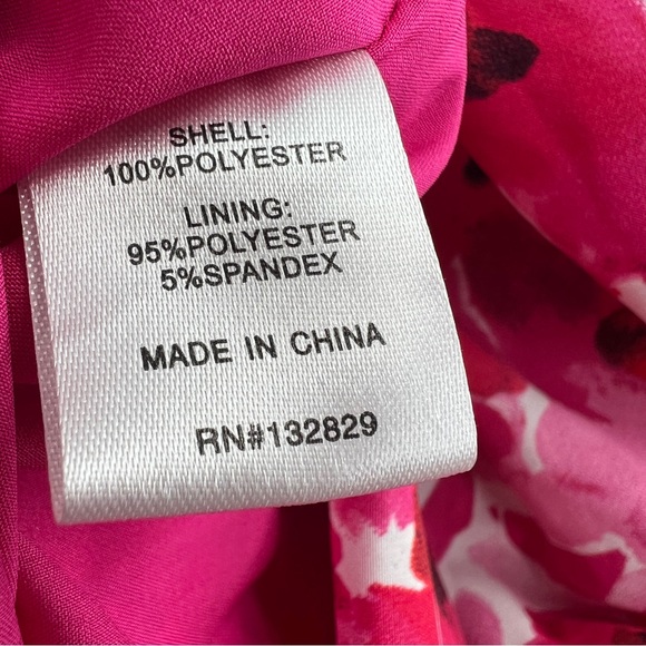 More to Come NWT Natalie Strapless Mini Dress in Pink Floral size XS - Picture 6 of 7